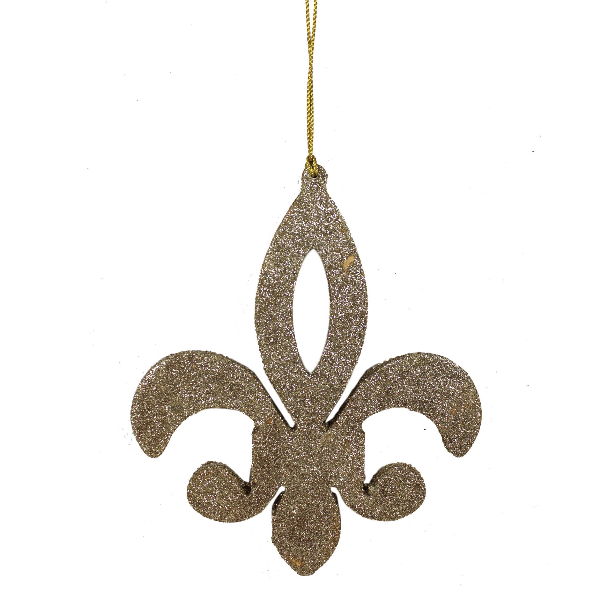 Set of 3 Mirror "Lily" Flower Shaped Christmas Tree Ornaments
